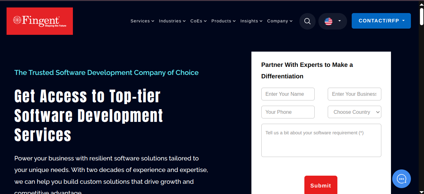 a snap shot of company that list under top best IT outsourcing companies in India
